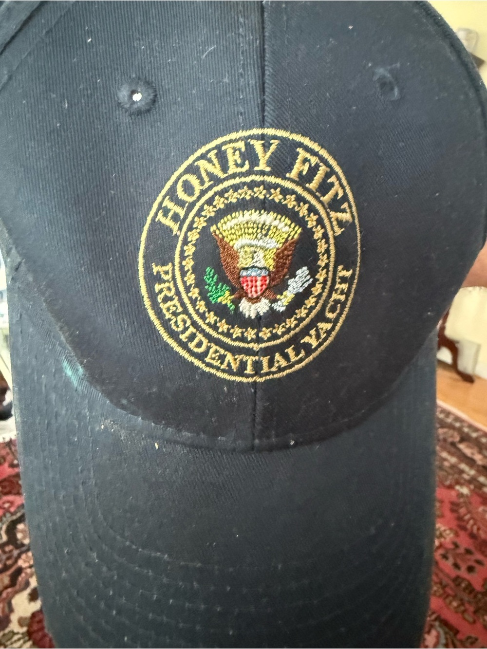 Presidential Yacht Embroidered navy Baseball Cap